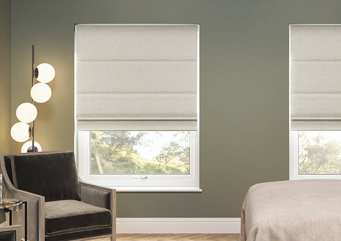 Oban, Gneiss Grey - Motorised Roman Blind - Image 3